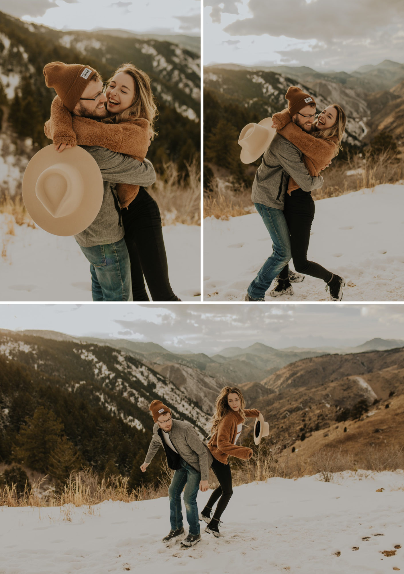 Colorado couples photoshoot in the mountains with photography business owner Becca Cannon.