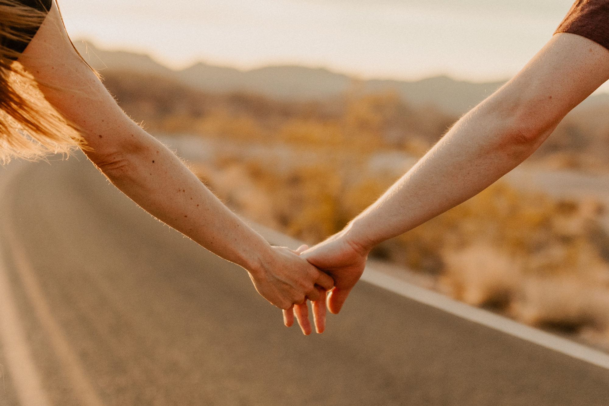 holding hands in death valley