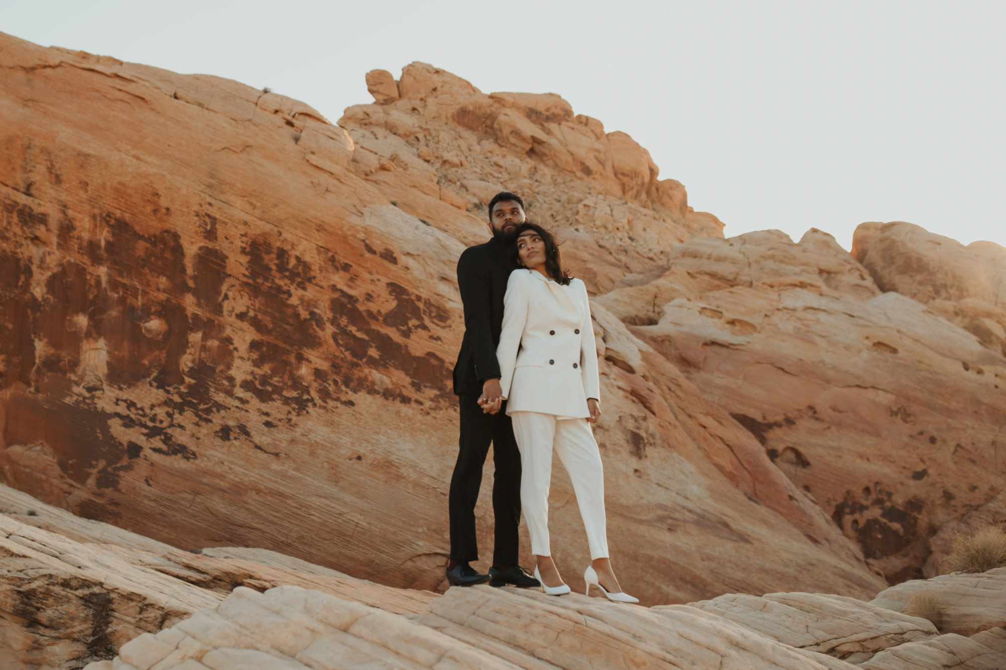 Moody Desert Couples Photoshoot 