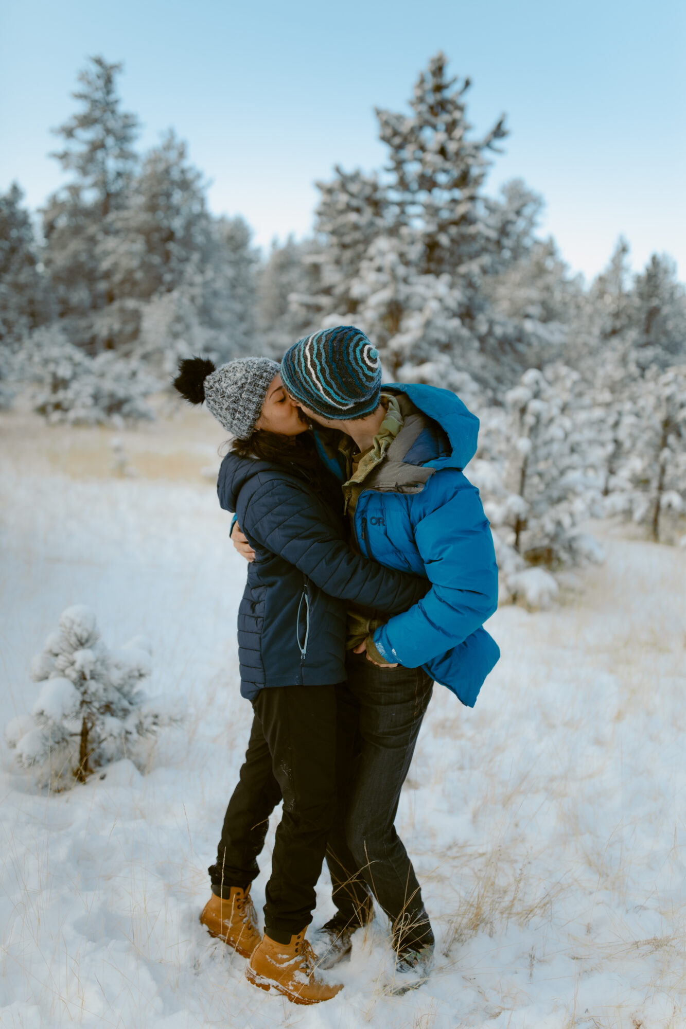 Winter Couples Photoshoot In Colorado