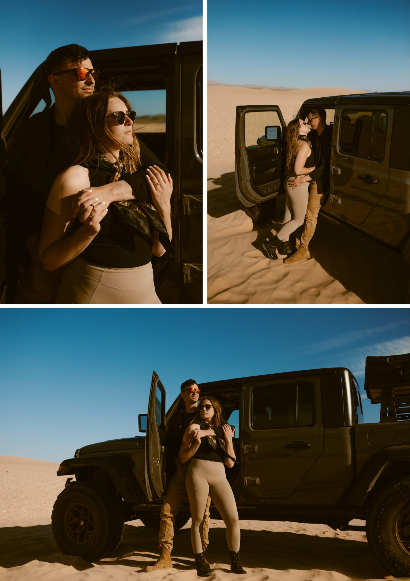 Moody Jeep Engagement Session