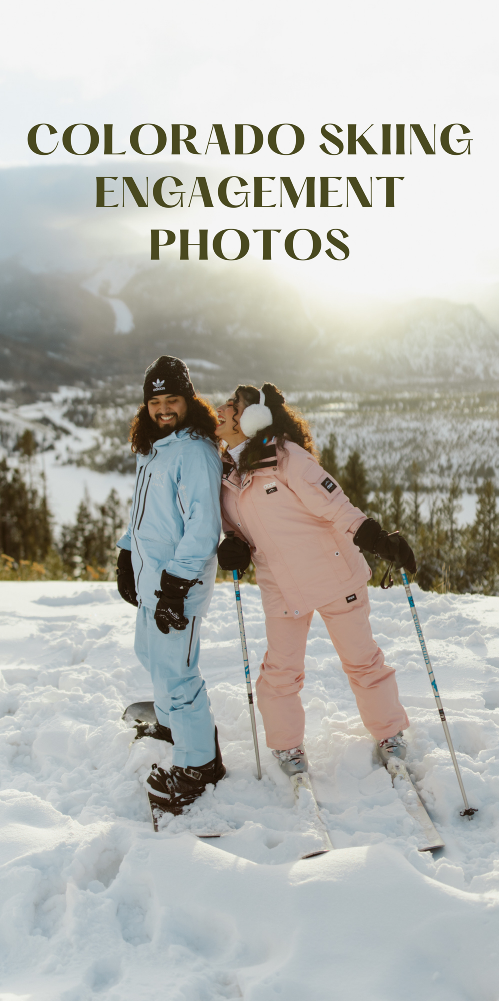 Colorado Skiing Engagement Photos | Becca Cannon