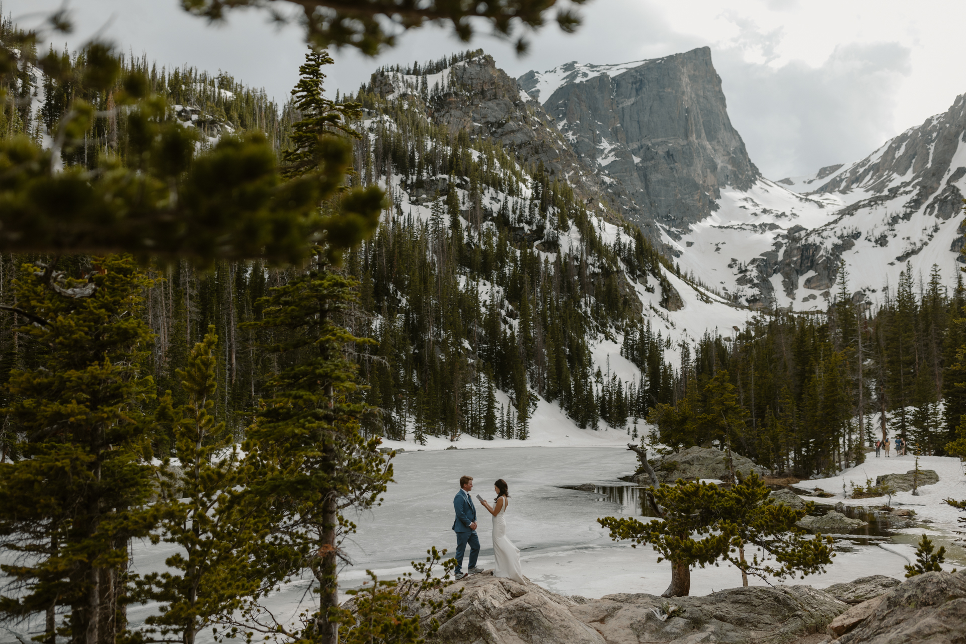 Dream Lake Rocky Mountain National Park Elopement