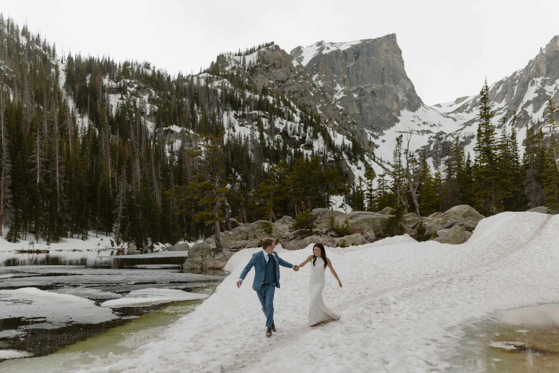 Dream Lake Rocky Mountain National Park Elopement