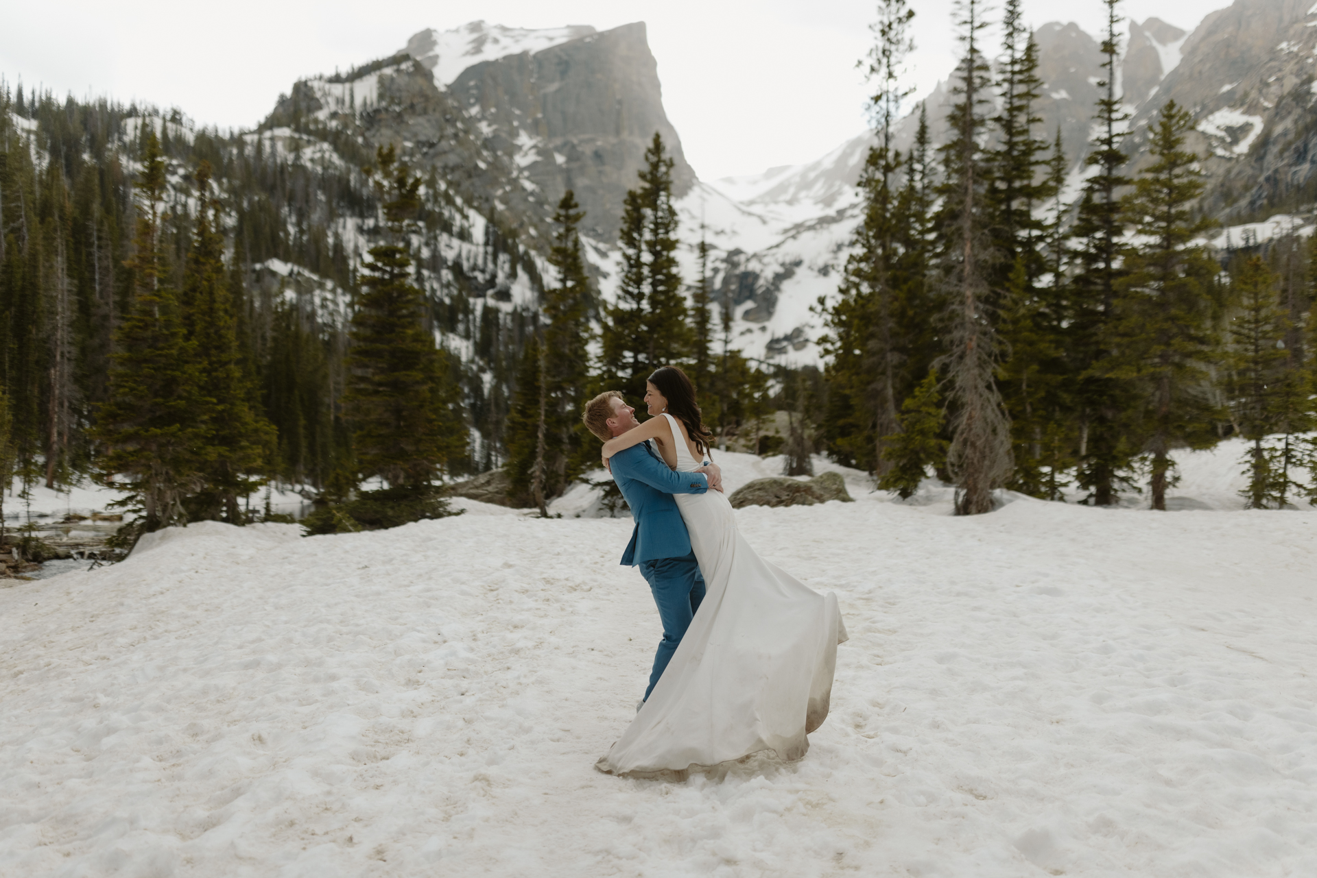 Dream Lake Rocky Mountain National Park Elopement