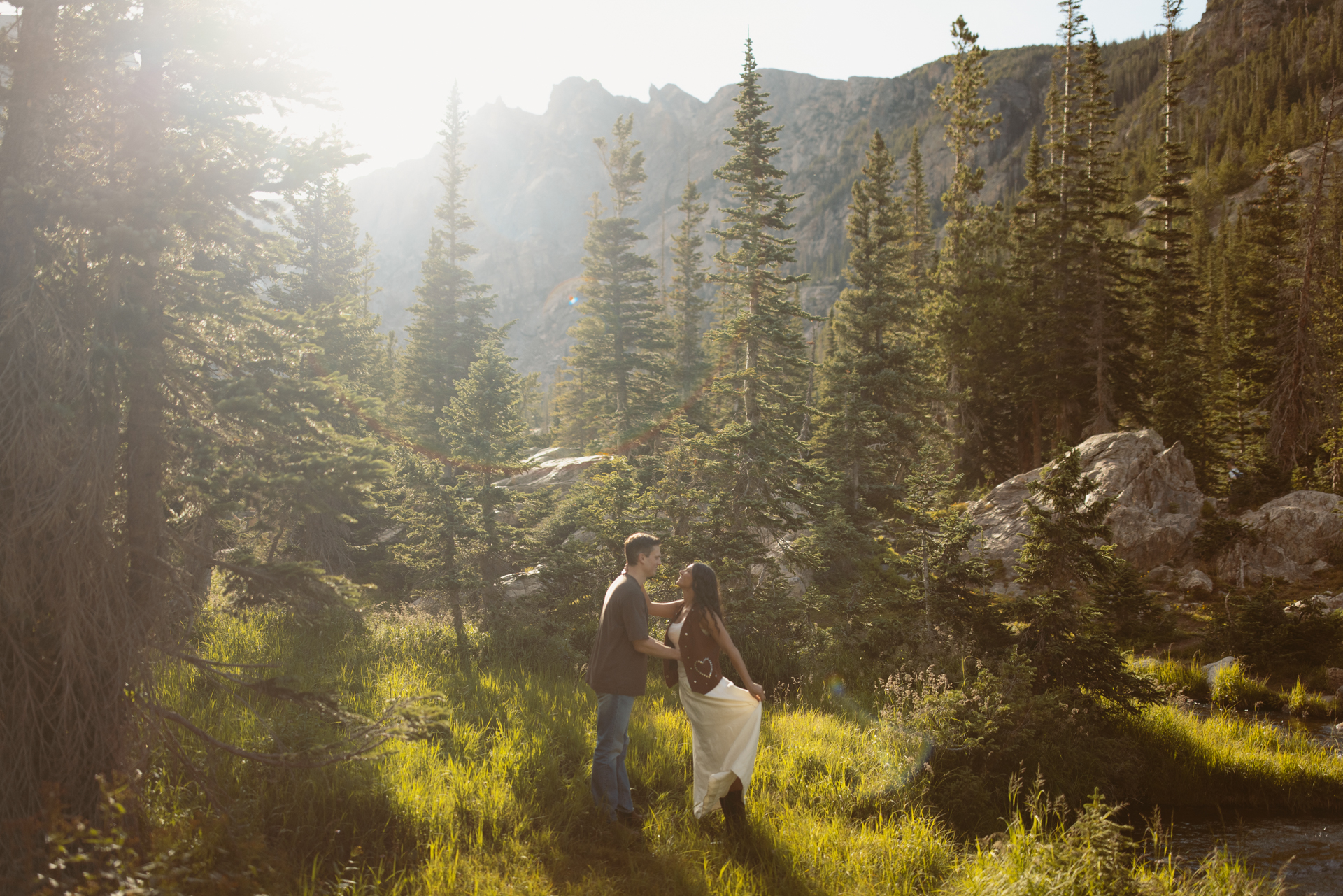 Dream Lake Rocky Mountain National Park Elopement