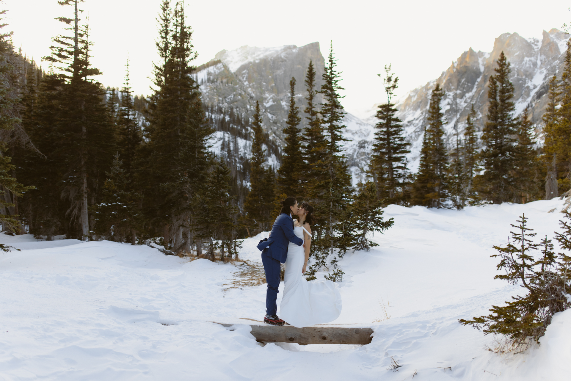 Dream Lake Rocky Mountain National Park Elopement