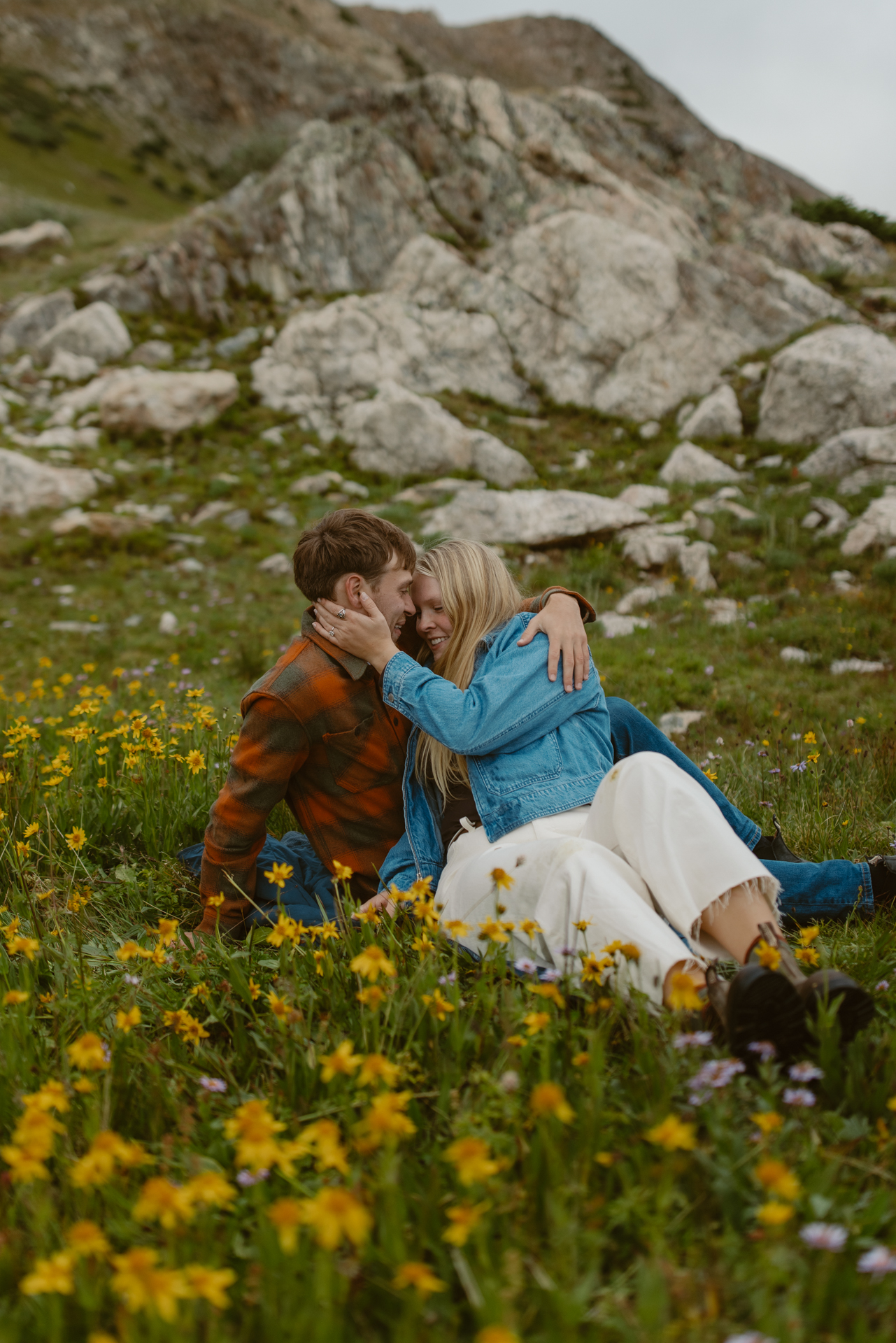 Colorado Wildflower Engagement Session