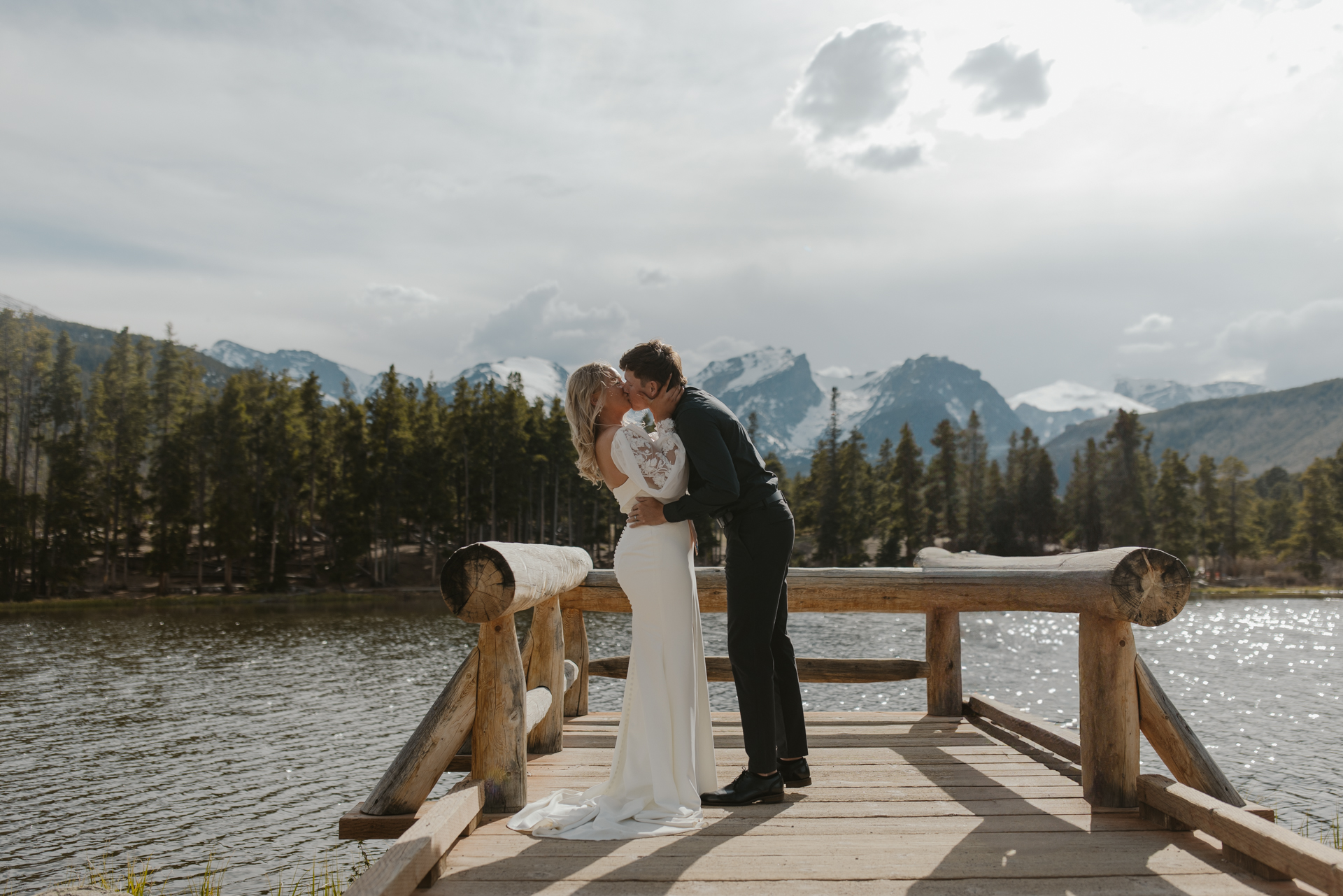 Sprague Lake Rocky Mountain National Park Elopement
