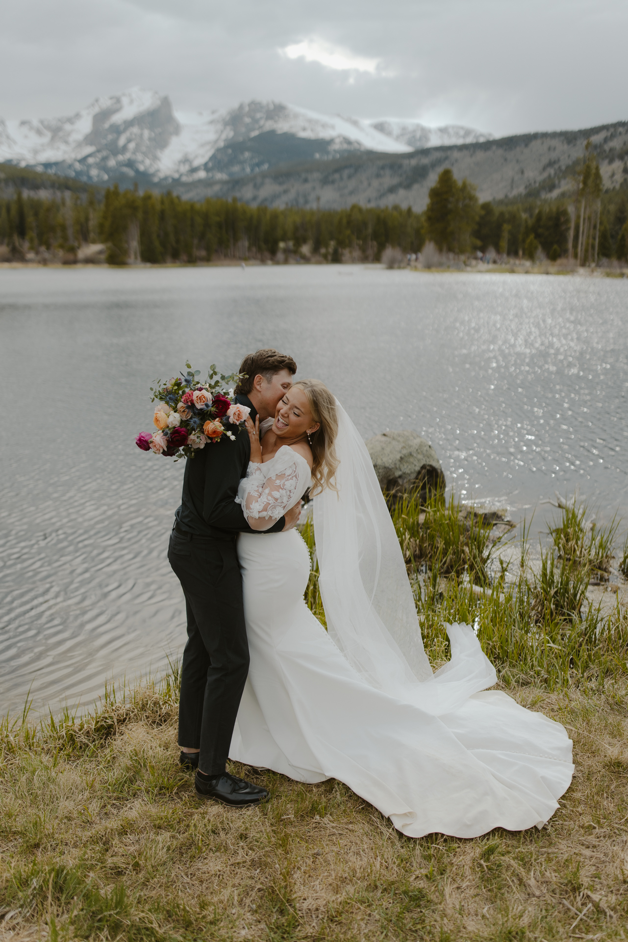 Sprague Lake Rocky Mountain National Park Elopement